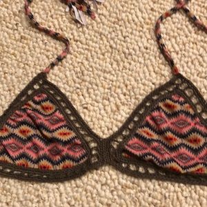 Acacia Swimwear Navajo bikini top Medium
